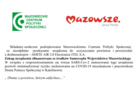 Podziekowania dla Mazowieckiego Centrum Polityki Społecznej z logo MCPS i logo Samorządu Woj. Mazowieckiego.png