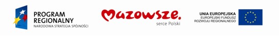 Logo Regionalnego Programu Operacyjnego Województwa Mazowieckiego 2007-2013